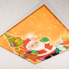 santa celling lights