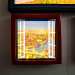 London LED Virtual window wall box