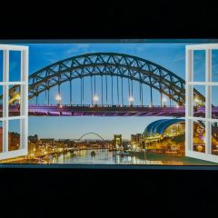 Newcastle LED Virtual window wall box