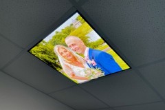 Portrait ceiling panel