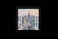 New York virtual led window wall box