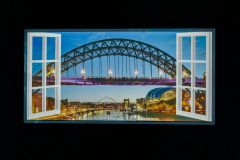 Newcastle Virtual LED window wall box