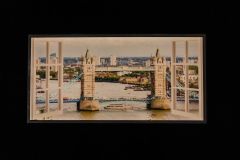 London Bridge Virtual LED window wall box