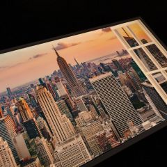 New York LED Virtual Window Wall Art