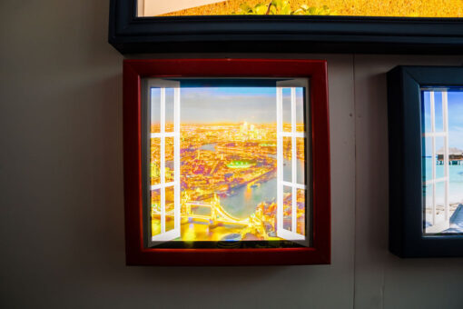 Framed LED Wall Light Box 300x300mm