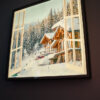 Snow Themed LED Virtual Window 600x600mm