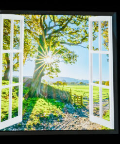 Alternative view of Virtual LED Picture Windows - Holiday Theme 600x600mm