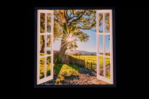 Virtual LED Picture Windows - Holiday Theme 600x600mm