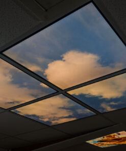 Alternative view of LED 4 Panel Overlay - Sky Theme