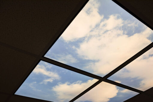LED 4 Panel Overlay - Sky Theme