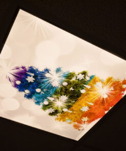 Alternative view of Christmas Tree Themed LED Panel Overlay