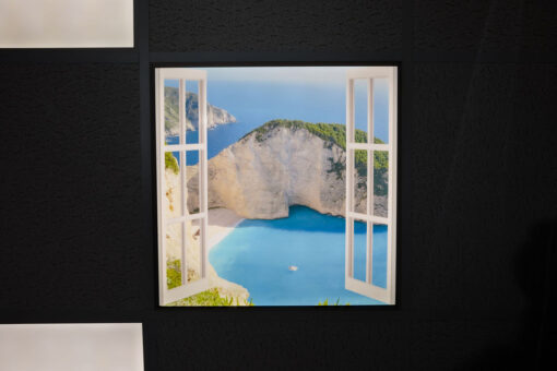 Mountain Scene LED Virtual Window Panel 600 x 600mm