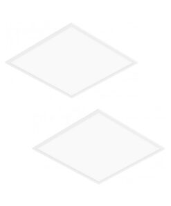 3 Colour Back Lit LED Panel Light - Video Friendly/Flicker Free - 595x595 -35w (2 Pack)
