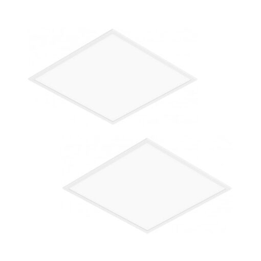 3 Colour Back Lit LED Panel Light - Video Friendly/Flicker Free - 595x595 -35w (2 Pack)